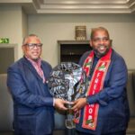 Secretário-geral da Frelimo recebe homólogo do ANC em Maputo - Rádio Moçambique